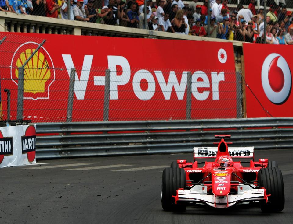 <b>A bit of both: MONACO 2006</b><br><br> Schumacher again revived accusations of cheating when he was sent to the back of the grid for deliberately blocking the track in the dying seconds of qualifying, preventing rivals from beating him to pole position. He atoned for it during the race, storming through to finish fifth and with the fastest lap.