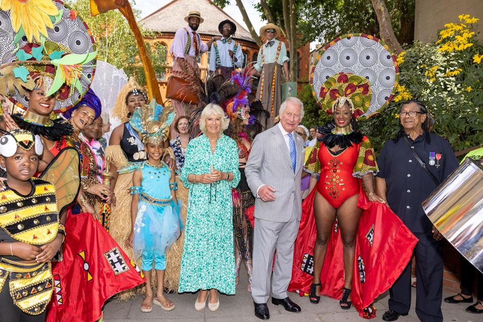 Prince Charles and Camilla celebrate Notting Hill Carnival's return