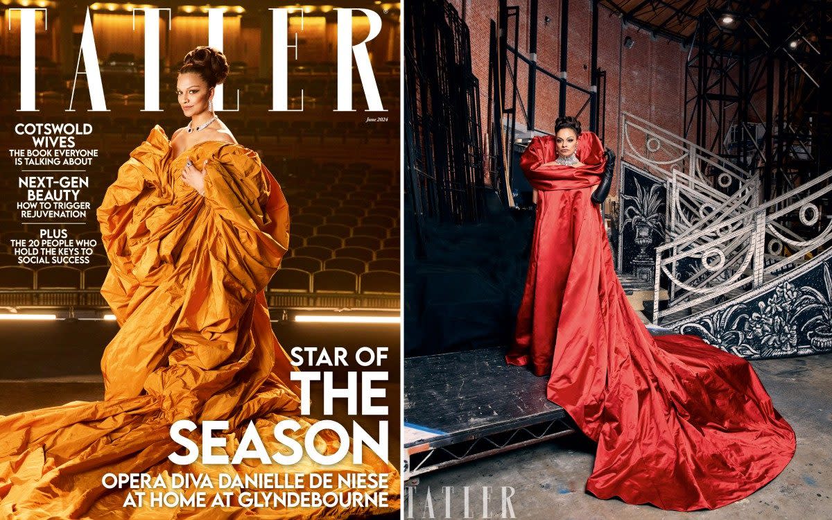 Danielle de Niese is the cover star of the June issue of Tatler