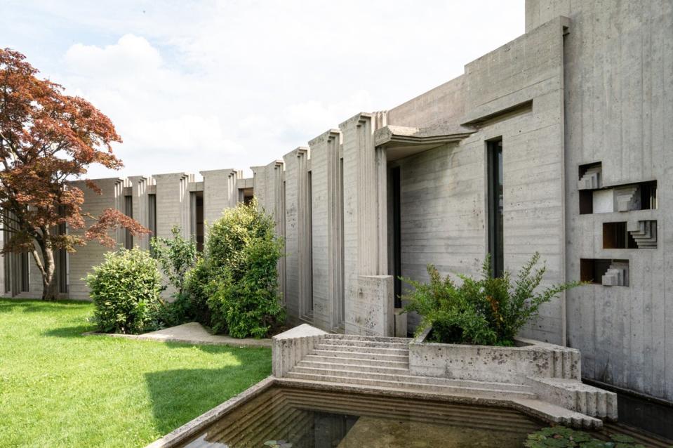 Carlo Scarpa’s modernist tomb was used for exterior shots of the Corrino household (Getty Images)