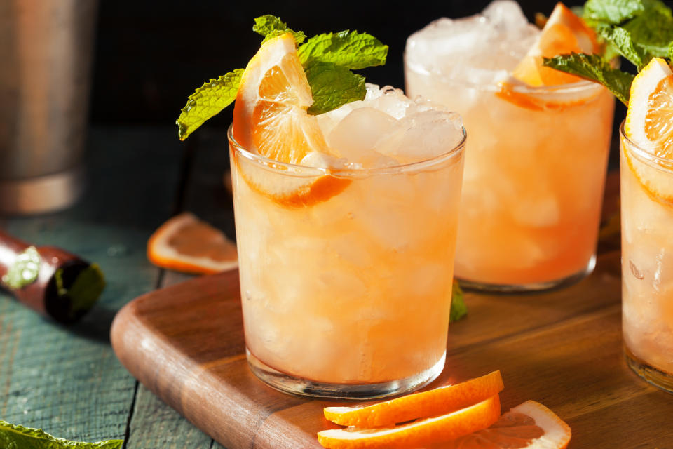 Virgin Orange Mojito Mocktail