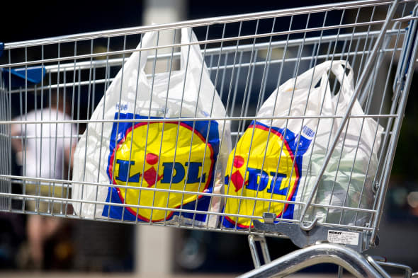 Inside A Lidl Discount Supermarket Store As Schwarz Group Expands Outlets