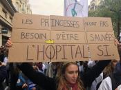 "Les princesses n'ont pas besoin d'être sauvées. L'hôpital si." (Crédit Yahoo)