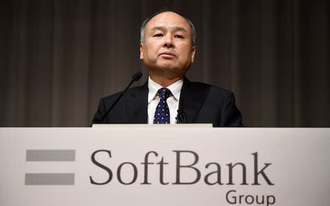 SoftBank's Masayoshi Son - Credit: TORU YAMANAKA/AFP