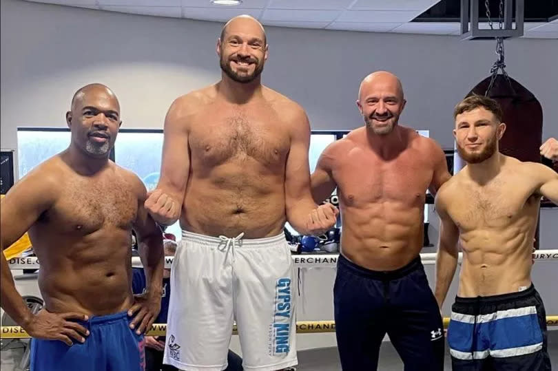 Tyson Fury's backroom team plays a key role before his fights