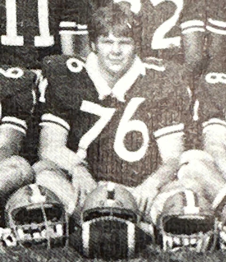 Andy Reid always had a love of football. This photo is from his high school yearbook at John Marshall.