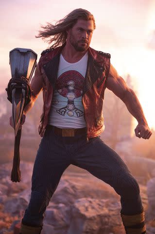 <p>Marvel Studios</p> Chris Hemsworth in <em>Thor: Love and Thunder</em> (2022)