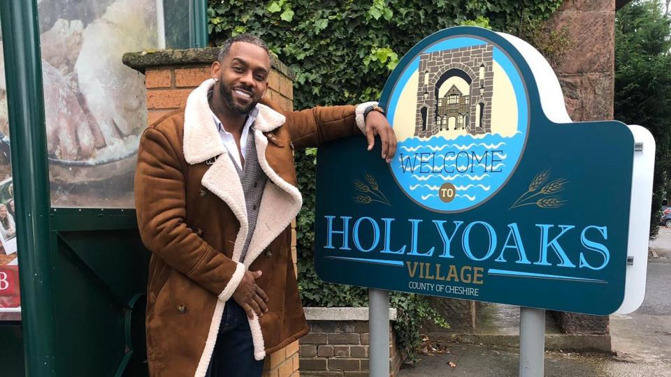 Richard Blackwood joined the cast of Hollyoaks in 2020 as Felix Westwood. (Lime Pictures/Channel 4)