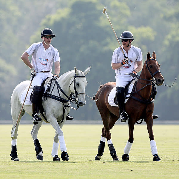 Mad Max Cleans Up for Polo! Princes William and Harry Team with Tom Hardy at Match| The British Royals, The Royals, Ellie Goulding, Prince Harry, Prince William, Tom Hardy