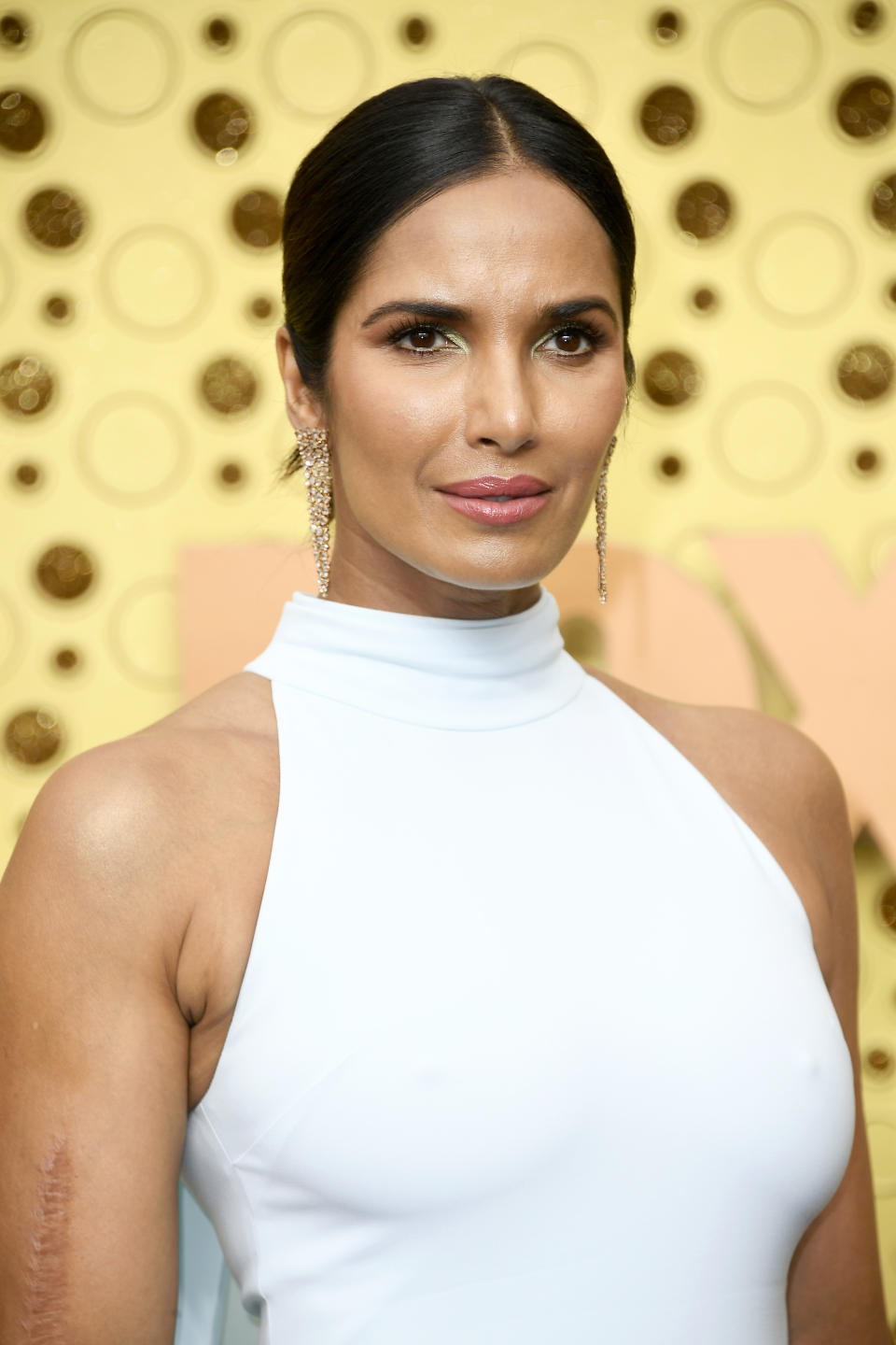 LOS ANGELES, CALIFORNIA - SEPTEMBER 22: Padma Lakshmi attends the 71st Emmy Awards at Microsoft Theater on September 22, 2019 in Los Angeles, California. (Photo by Frazer Harrison/Getty Images)