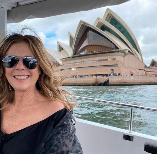 Rita Wilson and Tom Hanks were enjoying their trip before the virus disrupted it. Photo: Instagram/ ritawilson