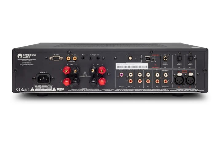 [EMBARGO IMAGE 04/12] Cambridge Audio CXA81 integrated amplifier.