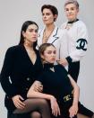 <p>Three generations of gorgeousness! The mother of two posed with her mother Lois, 91, and model daughters Amelia Gray, 19, and Delilah Belle, 22, for this epic shoot with vintage retailer What Goes Around Comes Around. </p>