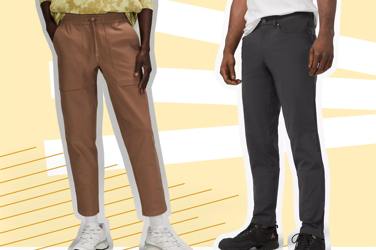 MEN UNIQLO U WIDE LEG PLEATED TAPERED CHINO TROUSERS