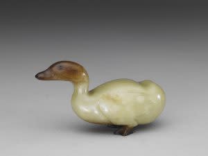 宋至元 玉鴨 | Jade Duck, Song to Yuan dynasties (Courtesy of NPM)