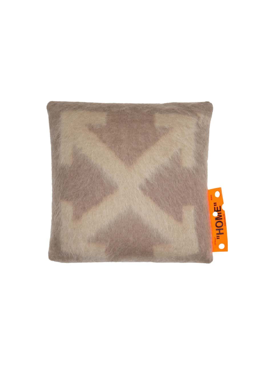 1) Pillow Small Taupe Beige