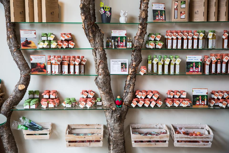 Friðheimar tomato farm doubles as a restaurant and provides 40 percent of Iceland's tomato supply.