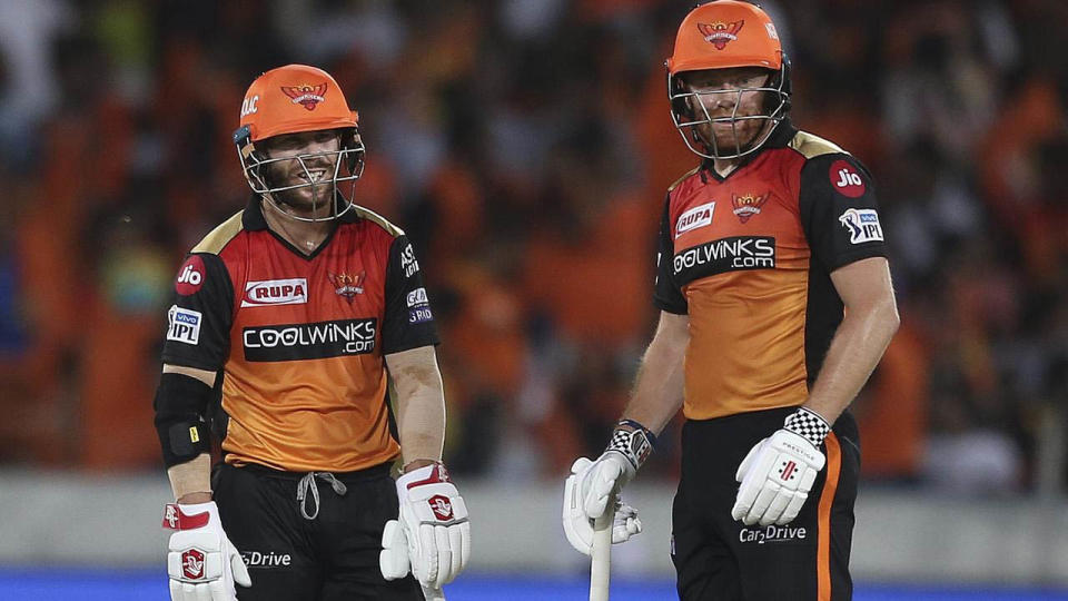 David Warner and Jonny Bairstow are on fire. Image: AAP