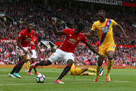 <p>He ended his first Premier League season with victory over Crystal Palace but in sixth, 24 points behind champions Chelsea (Getty) </p>