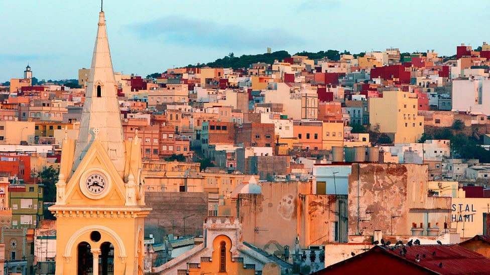 Vista panorámica de Melilla.