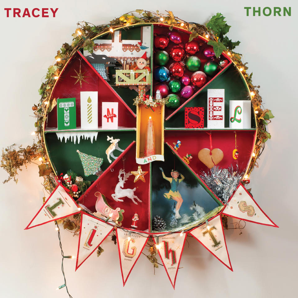 This CD cover image released by Merge Records shows the latest release by Tracey Thorn "Tinsel and Lights." (AP Photo/Merge Records)
