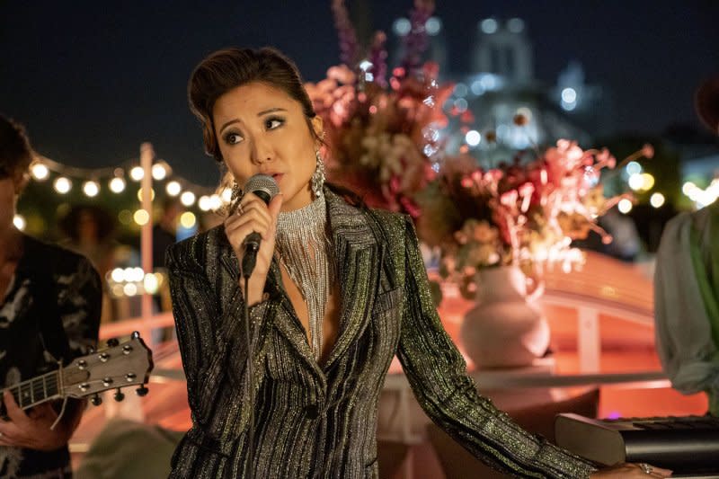 Ashley Park stars as Mindy in "Emily In Paris." Photo courtesy of Stéphanie Branchu/Netflix