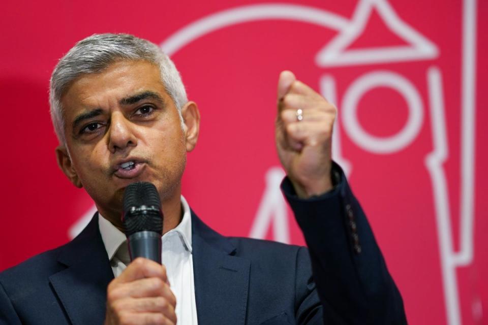 Sadiq Khan urged the Government to pass the Renters Reform Bill as soon as possible (Getty)