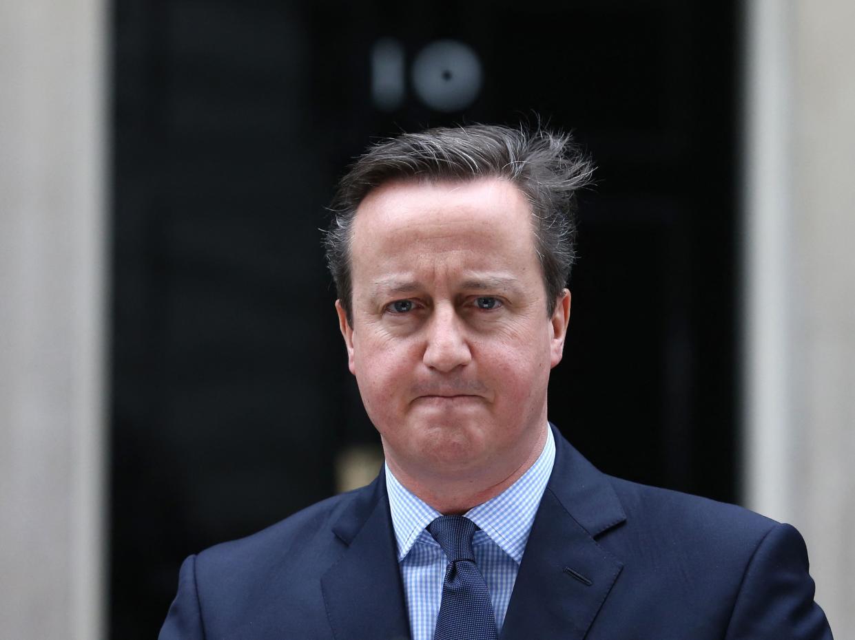 <p>Former prime minister David Cameron has ‘welcomed’ an inquiry into his lobbying activities on behalf of collapsed financial firm Greensill Capital</p> (AFP via Getty Images)