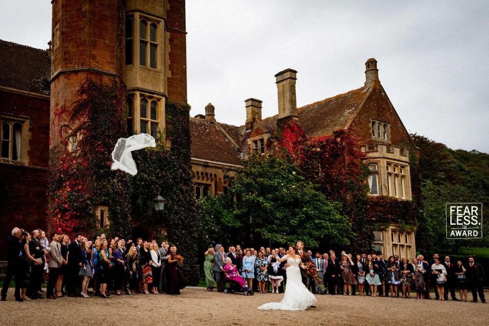 A wedding photo nominated for a Fearless Award in 2021.