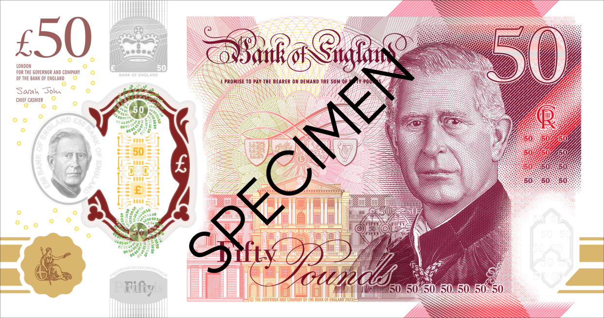 King Charles III New banknotes and coins for 2023