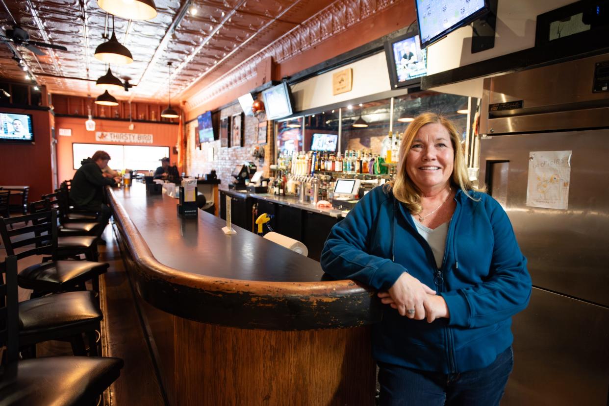 Amy Ramos of Thirsty Bird Bar & Kitchen in Charlotte, pictured Monday, April 22, 2024.