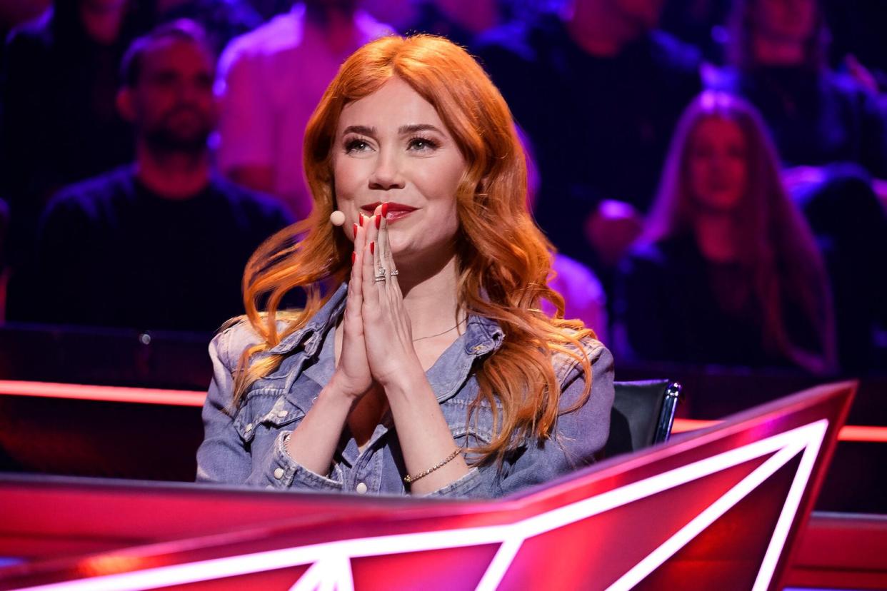 Schauspielerin Palina Rojinski rätselt ab April in der Show "The Masked Singer" (ProSieben). (Bild: ProSieben)