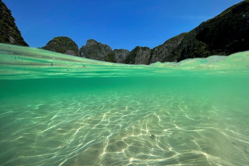 FILE PHOTO: Thailand reopens Maya Bay beach after closing it for more than three years