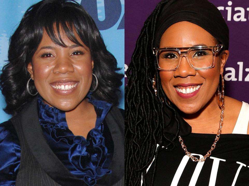 melinda doolittle during her american idol run and at an event in 2021