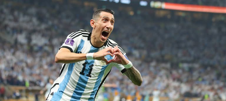 Ángel Di María volverá a ser titular en un partido por los puntos, tras la final de Qatar 2022