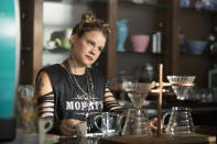 <p>Clay’s middle school crush, coffeehouse barista Skye Miller, is an edgy loner, but she’s more like Hannah than she seems. While she’s the same age as the other characters, she stays out of the high school social scene. (Photo:Netflix) </p>