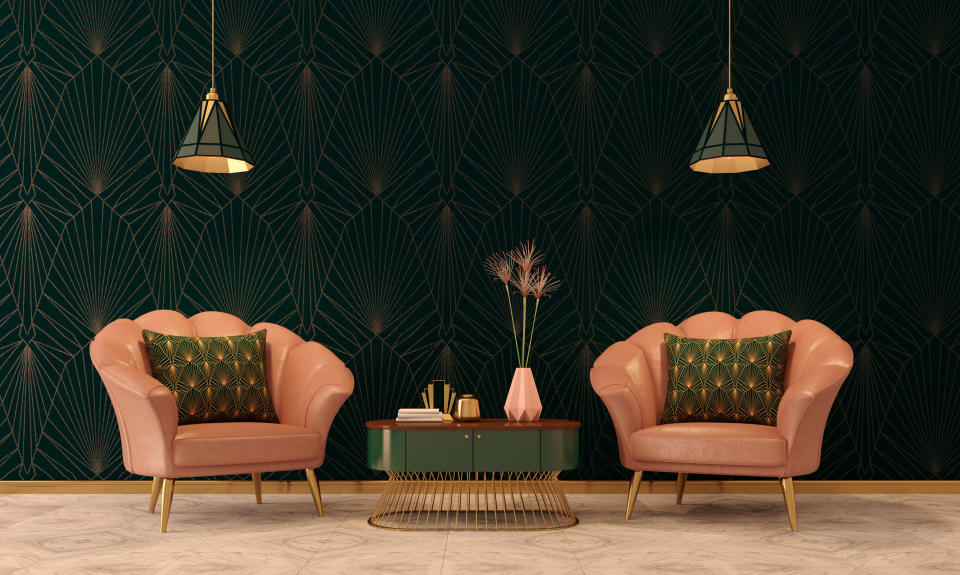 If you’re going for a “Great Gatsby” vibe, here are the best places to find art deco-inspired furniture and decor.  (Photo: Ninoon via Getty Images)