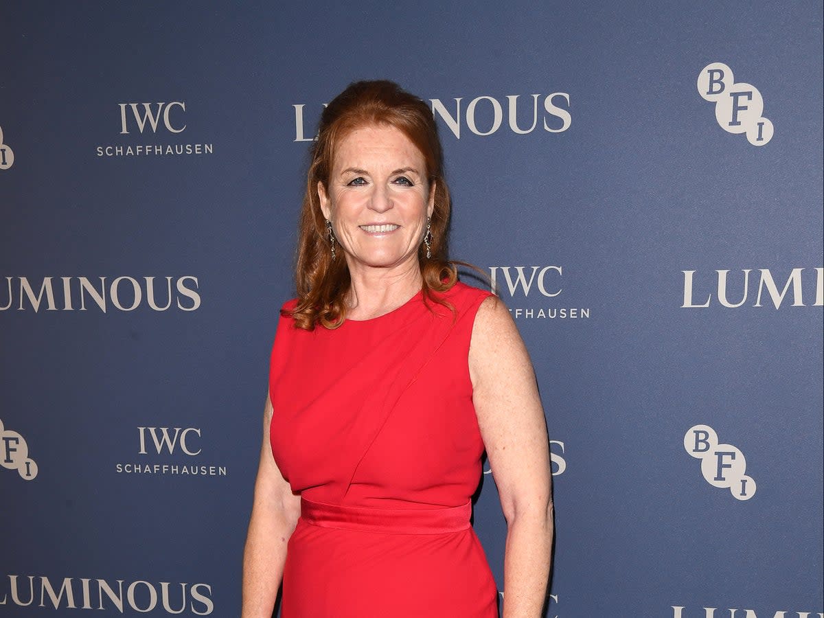 Duchess of York attends a charity gala in London, 2019 (Getty Images for BFI)