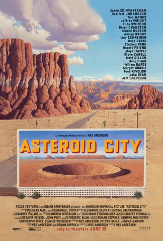 Courtesy of Pop. 87 Productions/Focus Features Poster for <em>Asteroid City</em> (2023)