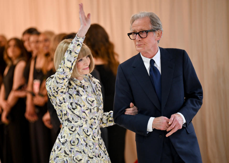 Anna Wintour and Bill Nighy