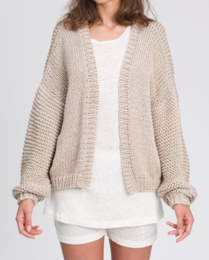 The Knotty Ones Chunky Cable Knit Cardigan 