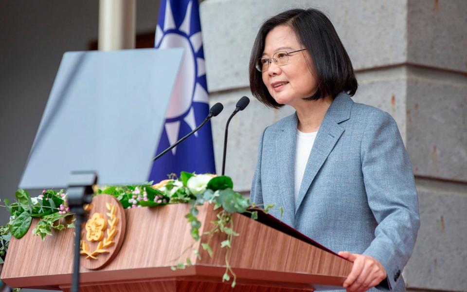 The high-level US visit will be a boost to Taiwan's President Tsai Ing-wen - HOGP/AP