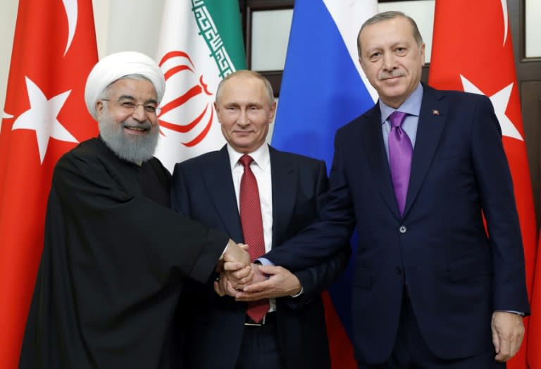 Turkish President Recep Tayyip Erdogan met Russia's President Vladimir Putin and Iran's Hassan Rouhani this week in Sochi to discuss the Syria crisis