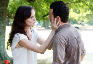 Sarah Wayne Callies and Andrew Lincoln | Photo Credits: Gene Page/AMC