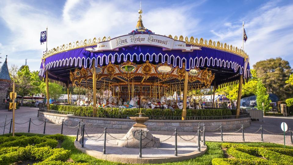 King Arthur's Carousel at Disneyland