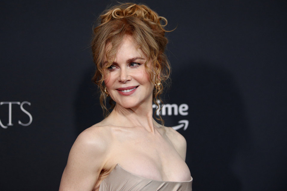 nicole kidman wears a naked dress