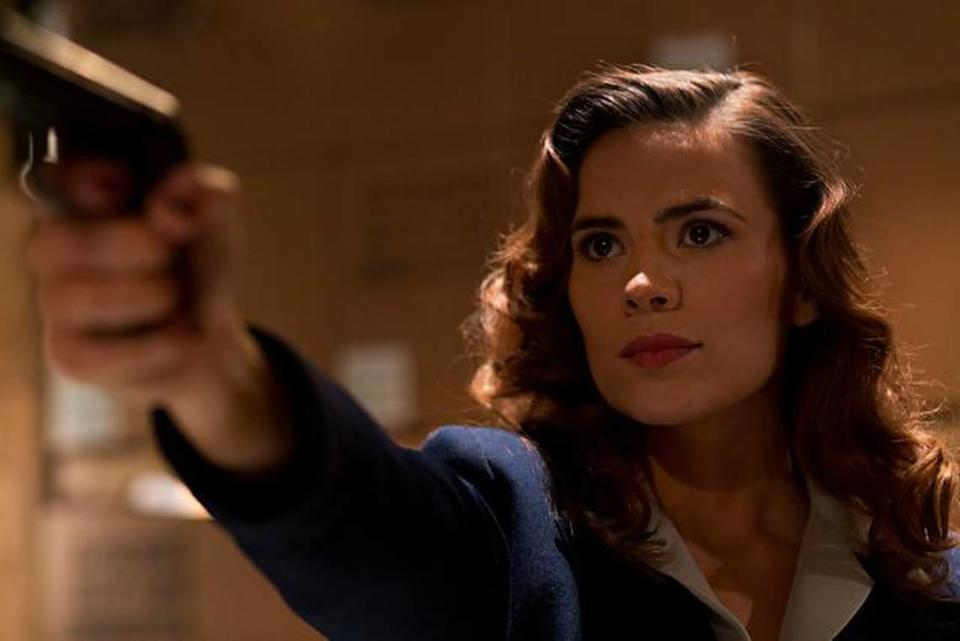 Hayley Atwell as Peggy Carter in the former ABC series “Agent Carter.”