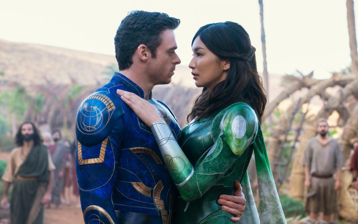 Still in their comfort zone: Richard Madden and Gemma Chan - Sophie Mutevelian/Marvel Studios /The Hollywood Archive / Avalon