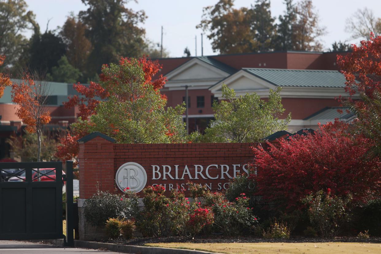 Briarcrest Christian School campus on Tuesday, Nov. 9, 2021. 