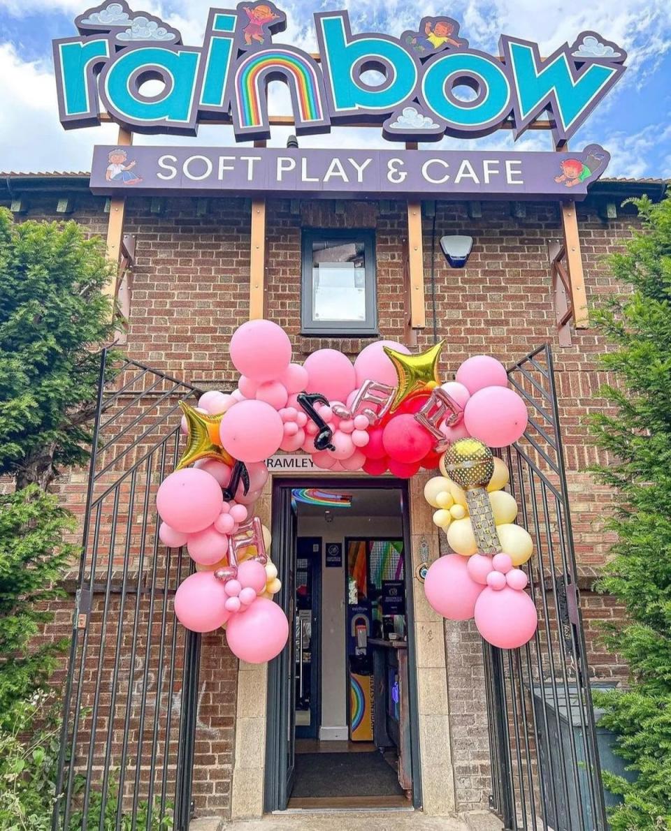 The Rainbow Cafe has a play area where young children can run around, plus good food (@rainbowsoftplaycafe)